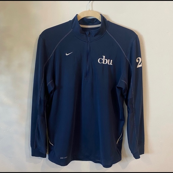Nike CB Dri-FIT Half-Zip Pullover Long Sleeved Shirt - Picture 1 of 5